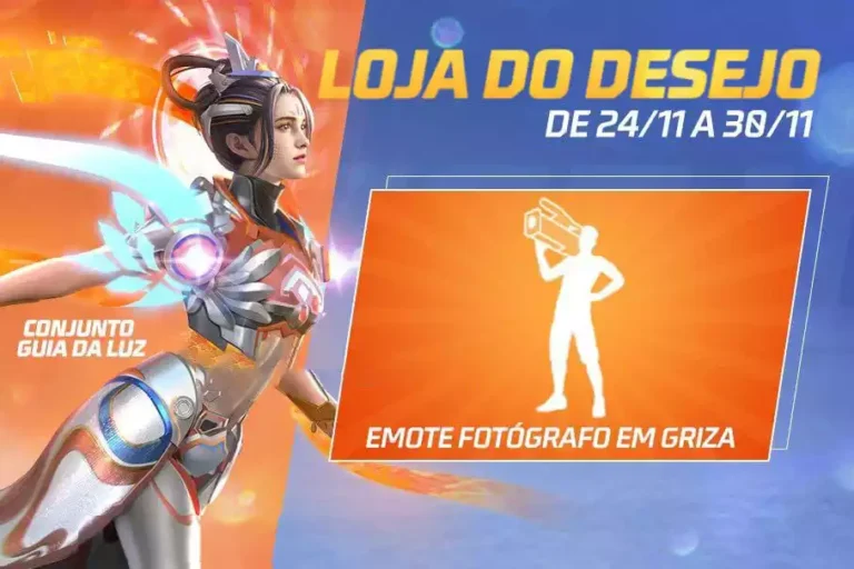 Loja Do Desejo Free Fire Como Ganhar O Conjunto Guia Da Luz E O Emote