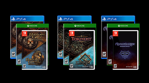 Baldur’s Gate (I e II) e Neverwinter Nights são anunciados para o PS4
