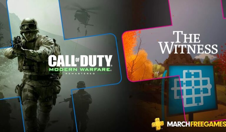 PS Plus 2019: Março virá com The Witness e Mordern Warfare Remastered