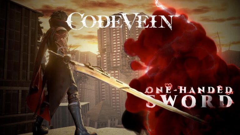 Code Vein lança trailer apresentando a arma One-Handed Sword