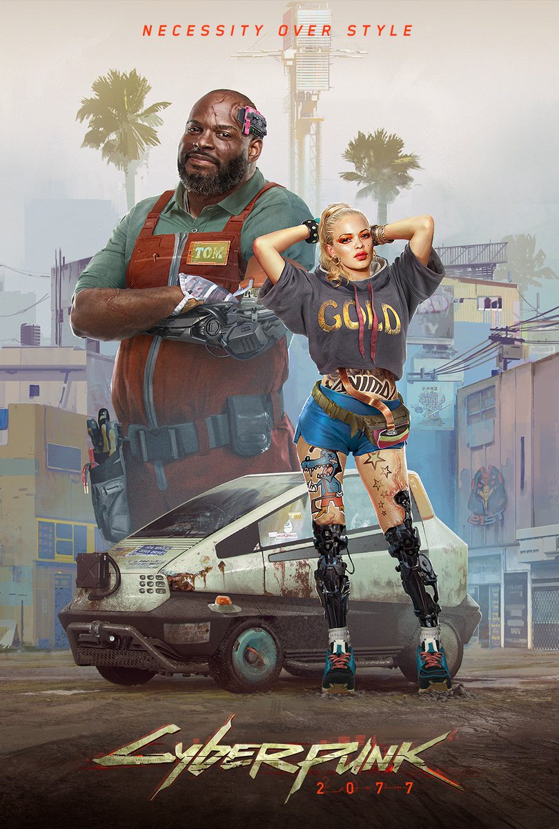 Cyberpunk 2077 ganha várias lindas artworks e quadros retratando as camadas sociais do jogo 