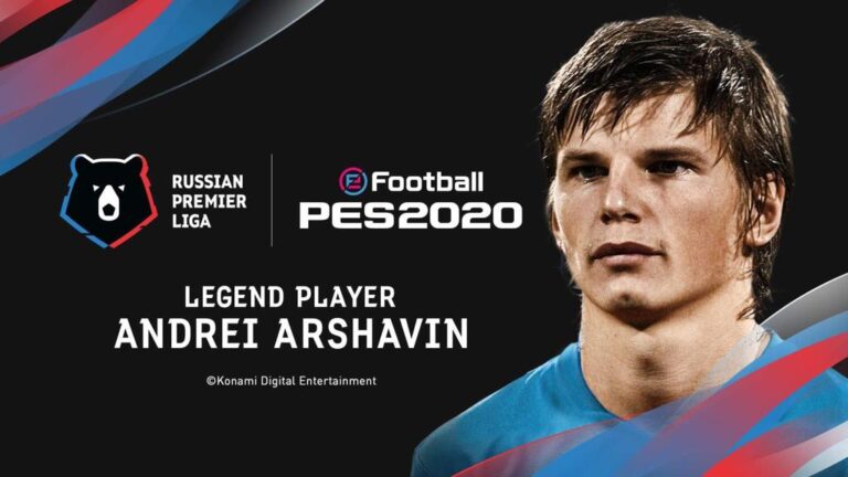 Andrey Arshavin é confirmado como Lenda no eFootball PES 2020