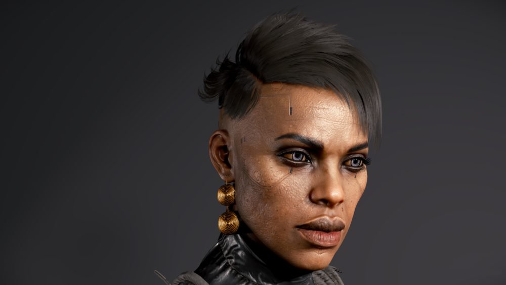 Cyberpunk 2077 mostra várias imagens detalhadas do protagonista V e de outros personagens