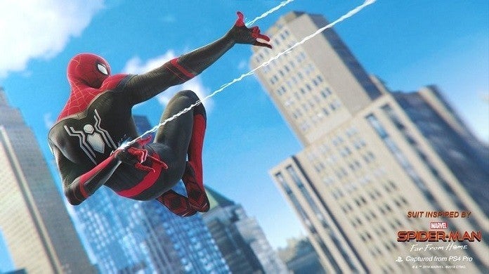 Marvel's Spider-Man ganhará novos trajes do filme Homem-Aranha Longe de Casa 1