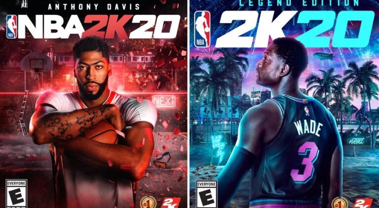 NBA 2K20 é anunciado com Anthony Davis e Dwayne Wade nas capas das edições
