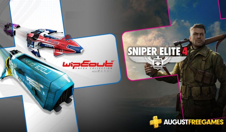 PS Plus 2019: Agosto virá com WipEout Omega Collection e Sniper Elite 4