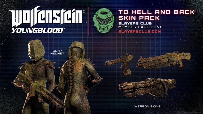 Wolfenstein: Youngblood disponibilizará gratuitamente uma skin de DOOM