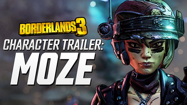 Borderlands 3 lança trailer apresentando a personagem Moze