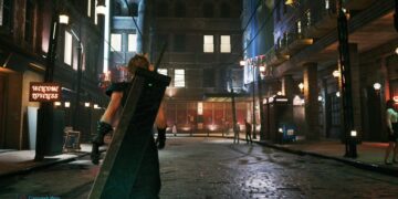 Final Fantasy VII Remake ganha nova arte conceitual mostrando o Sector 8 de Midgar em comparação com a captura de tela