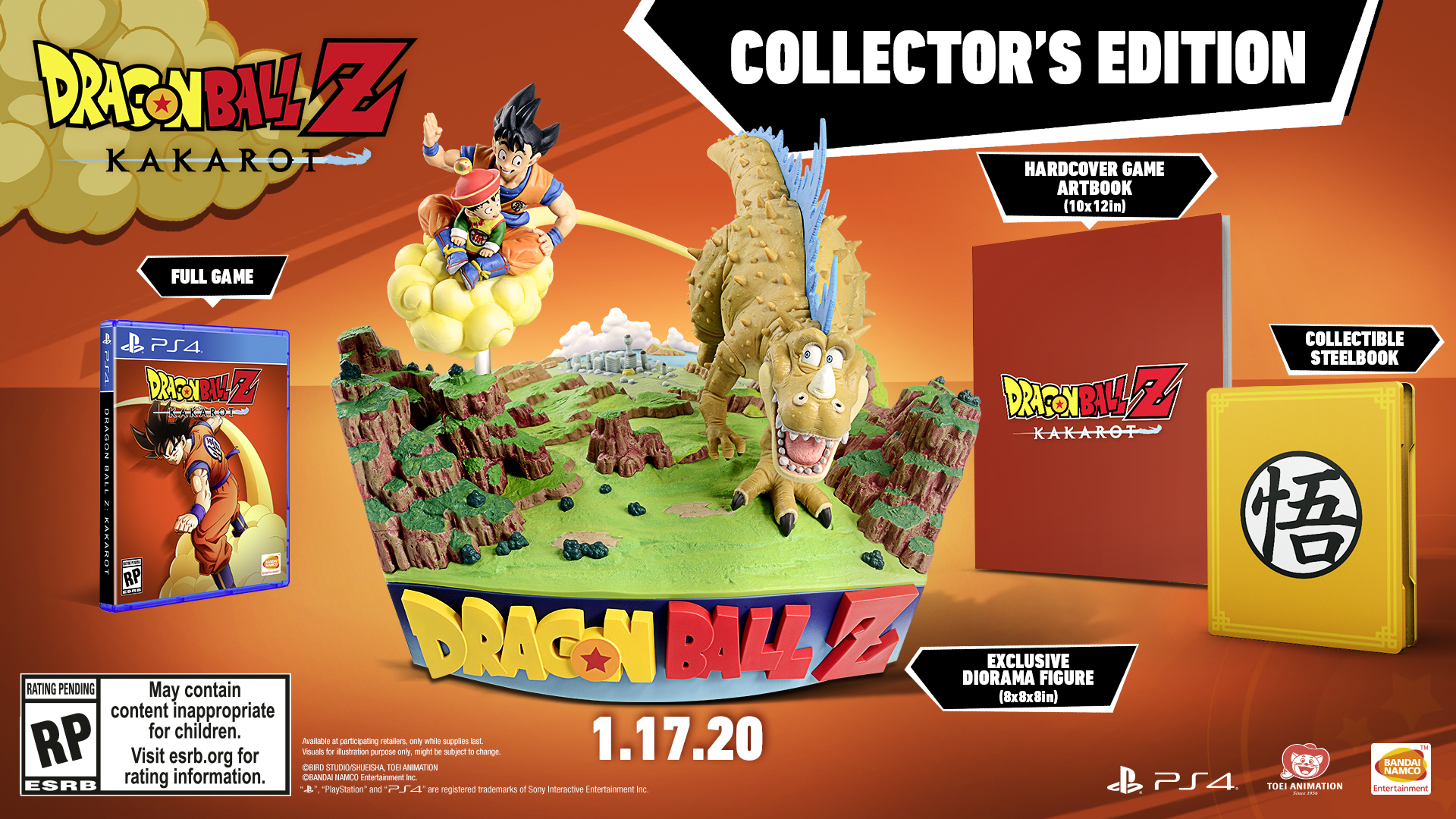 Dragon Ball Z Kakarot ganha data de lançamento para o dia 17 de janeiro de 2020