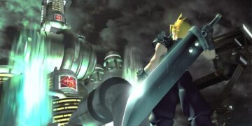 Final Fantasy VII Remake refaz a icônica imagem de Cloud encarando a sede da Shinra