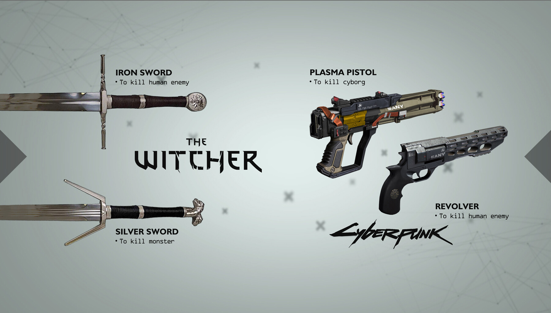 Confira a bela fan art de Geralt de The Witcher 3 reimaginado no mundo de Cyberpunk 2077 arma