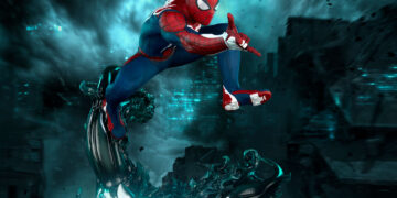 Confira a linda estátua do jogo Marvel's Spider-Man da Pop Culture Shock