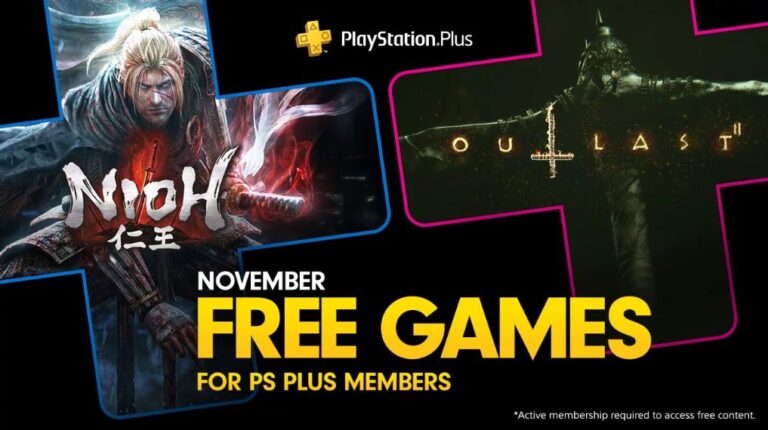 PS Plus 2019 Novembro virá com Nioh e Outlast 2