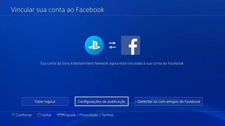 PlayStation remove a integração do PS4 com o Facebook