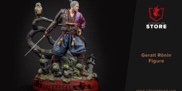 Confira esta bela estátua oficial de Geralt Ronin vendida pela CD Projekt Red