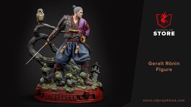 Confira esta bela estátua oficial de Geralt Ronin vendida pela CD Projekt Red