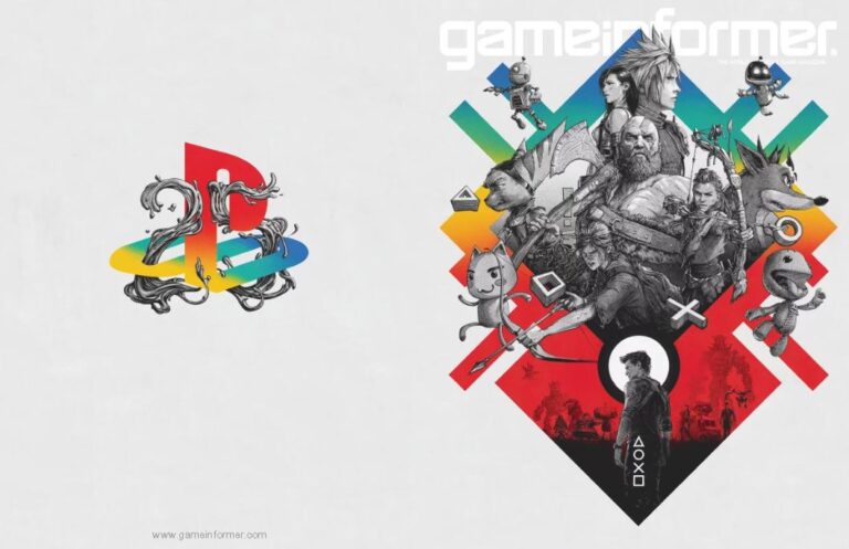 Confira a bela arte de capa da Game Informer com os jogos ícones da PlayStation