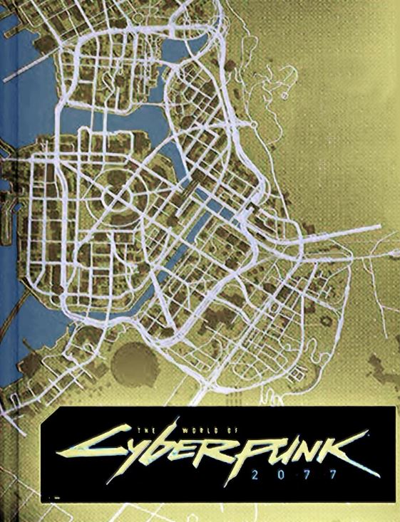 Livro de arte de Cyberpunk 2077 revela uma parte do mapa do jogo