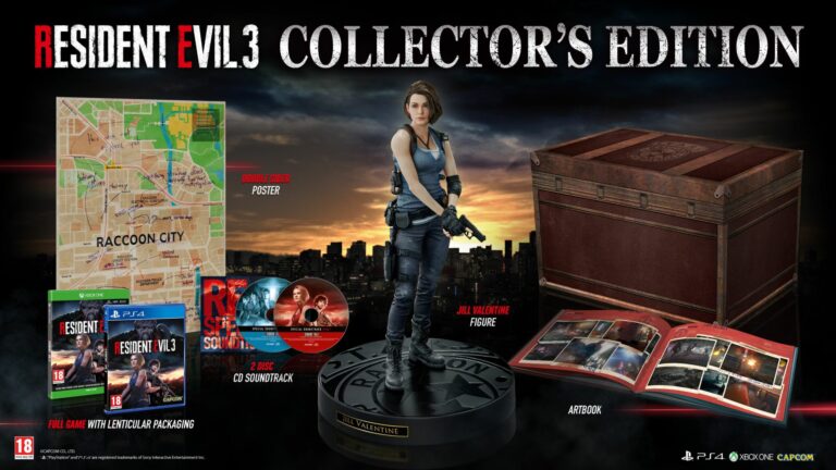 Edição Resident Evil 3 Collector’s Edition é anunciada para a Europa