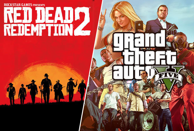 GTA 5 e Red Dead Redemption 2 venderam juntos 150 milhões de unidades