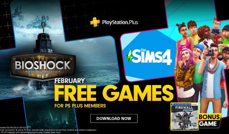 PS Plus 2020: Fevereiro virá com Bioshock: The Collection, The Sims 4 e Firewall Zero Hour