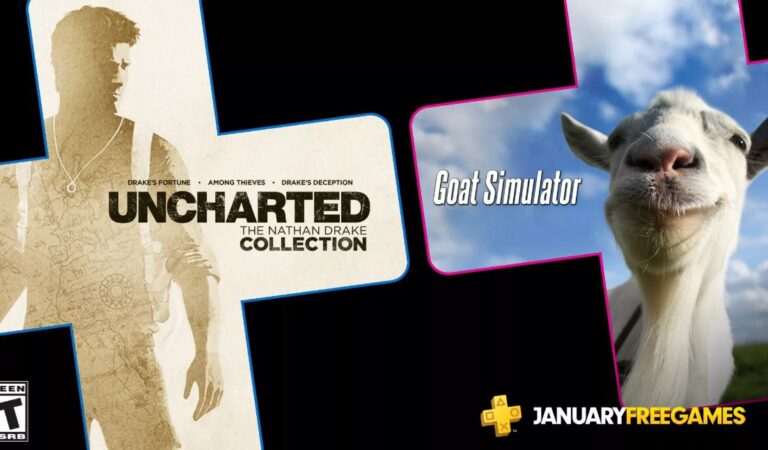 PS Plus 2020: Janeiro virá com Uncharted: The Nathan Drake Collection e Goat Simulator