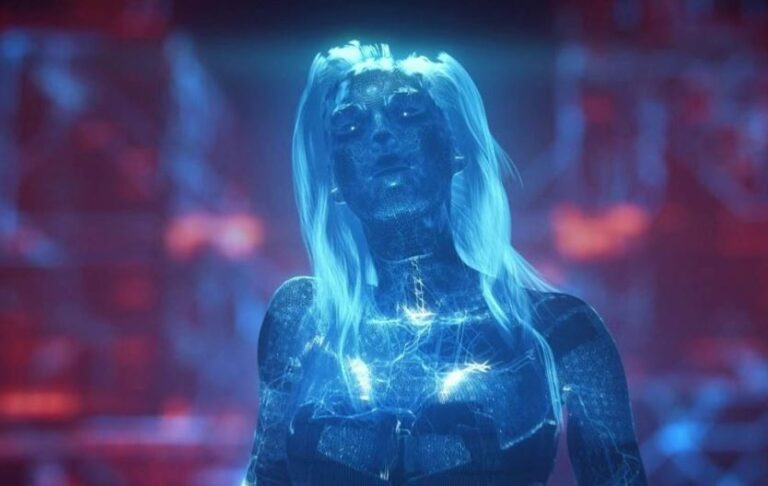 Grimes que interpreta cantora em Cyberpunk 2077 deixa escapar a história da sua personagem