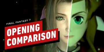 Novo vídeo compara a abertura de Final Fantasy VII Remake com o jogo original de PS1