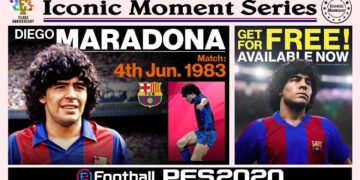 PES 2020 lança atualização 1.09 com Diego Maradona