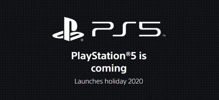 Site oficial é atualizado com PS5 está chegando
