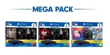 Sony anuncia três Mega Packs do PS4 para o Brasil