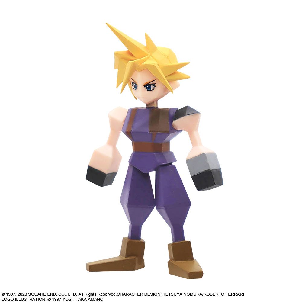 Square Enix anuncia figures clássicas poligonais do Final Fantasy VII ...