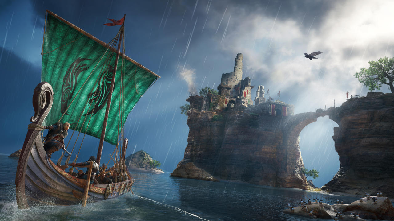 Assassin's Creed Valhalla ganha imagens do jogo barco