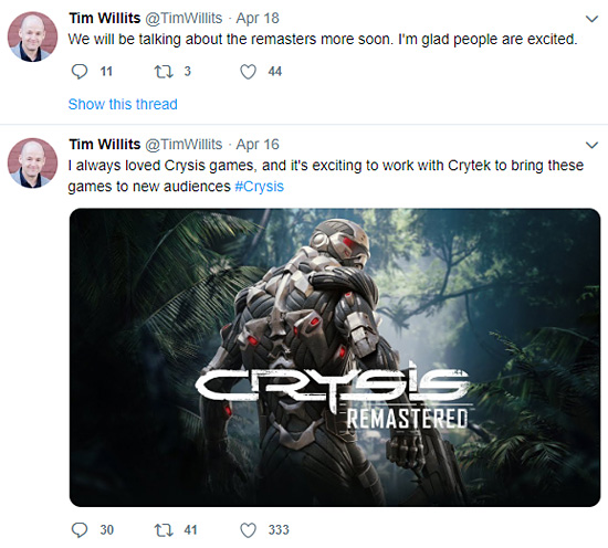 Crysis pode ganhar remasterizações de mais jogos da franquia
