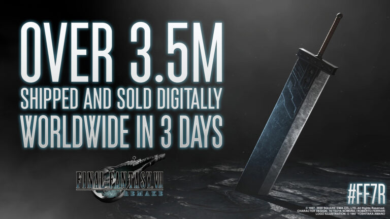 Final Fantasy VII Remake vende mais de 3,5 milhões de unidades nos primeiros 3 dias