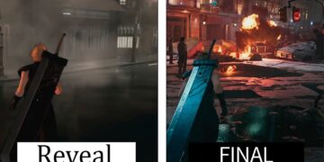 Vídeo compara gráficos do Final Fantasy 7 Remake do anúncio em 2015 e do jogo em 2020