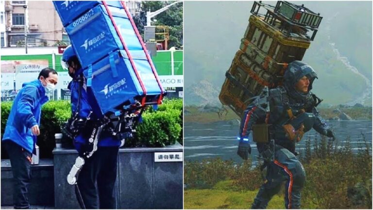 Exoesqueleto para entrega de Death Stranding se torna realidade na China