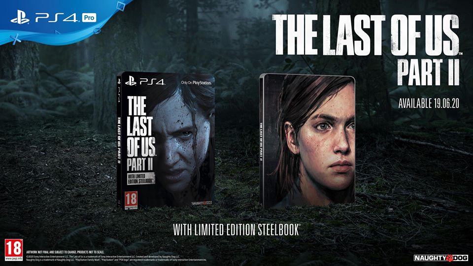 Sony exibe a arte oficial do Steelbook de The Last of Us: Part 2