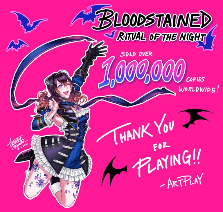 Bloodstained vende mais de 1 milhão de unidades e ganha atualizações gratuitas
