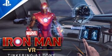 Marvel’s Iron Man VR oficina tony stark
