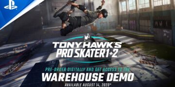 Tony Hawk's Pro Skater 1+2 exibe novos skatistas e demo disponível para 14 de agosto