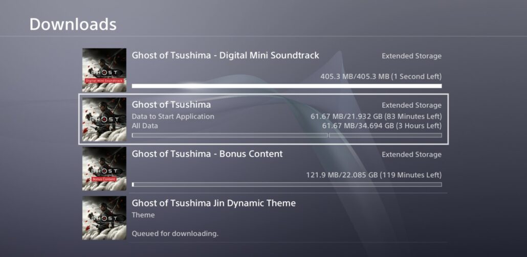 Ghost of Tsushima libera download antecipado