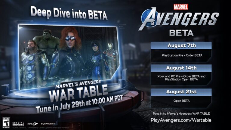 Marvel’s Avengers beta agosto