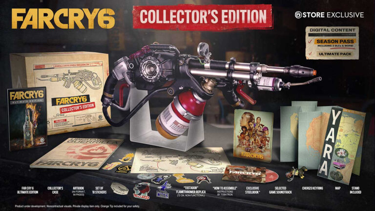 far cry 6 lança-chamas edição colecionador