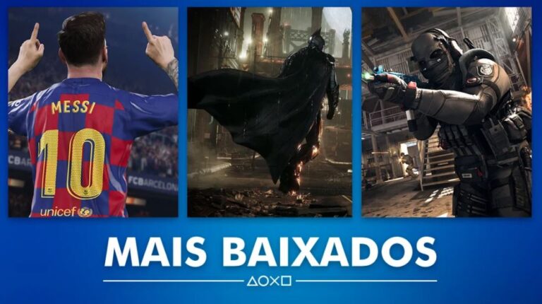 PS Store 2020 Jogos mais baixados do mês de Agosto