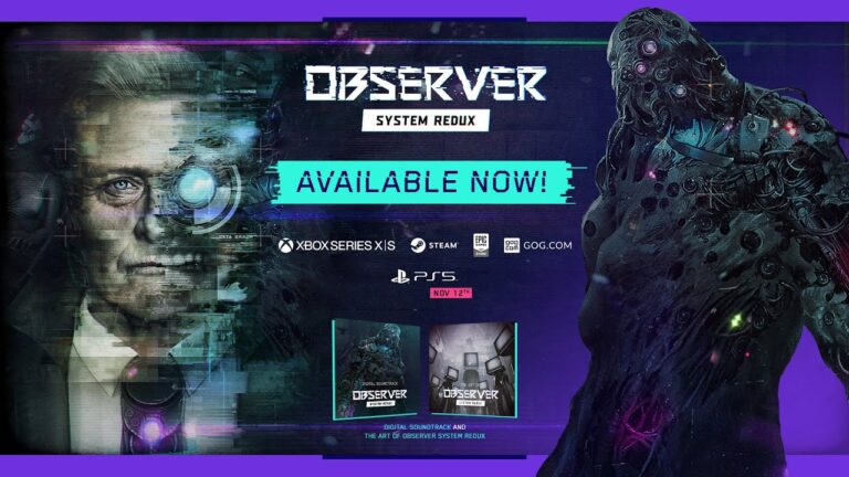 Observer: System Redux trailer lançamento