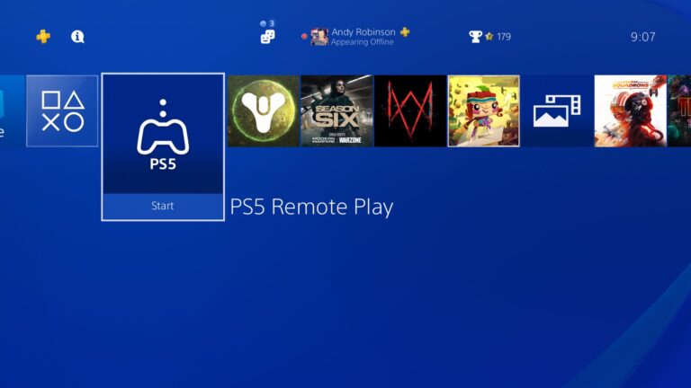 remote play ps5 adicionado ps4