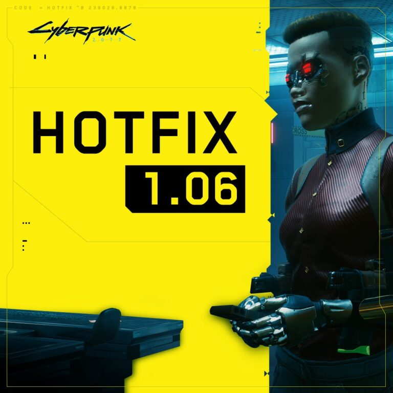 Cyberpunk 2077 atualização 1.06