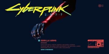 Cyberpunk 2077 braços gorila